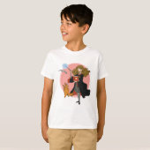 Hermelien en Crookshanks Wingardium Leviosa T-shirt (Voorkant volledig)