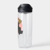 Hermelien en Crookshanks Wingardium Leviosa Waterfles (Achterkant)