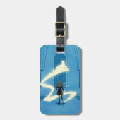 Hermelien Griffel Patronus Schilderij Bagagelabel (Voorkant verticaal)