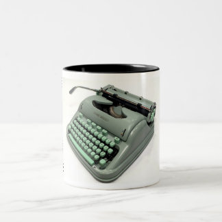 Hermes 3000 typemachine - 1964 tweekleurige koffiemok