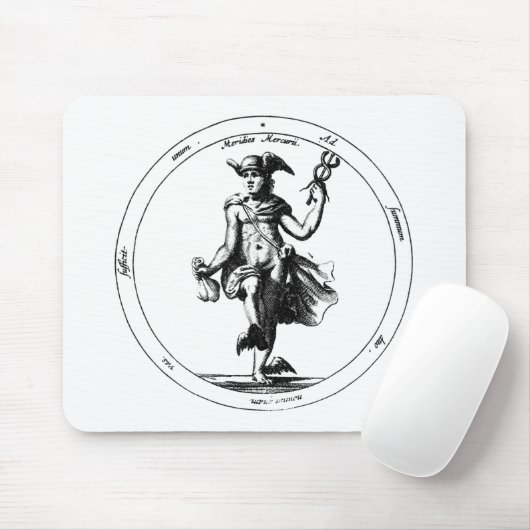 Hermes Alchemy Caduceus Muismat (Met muis)