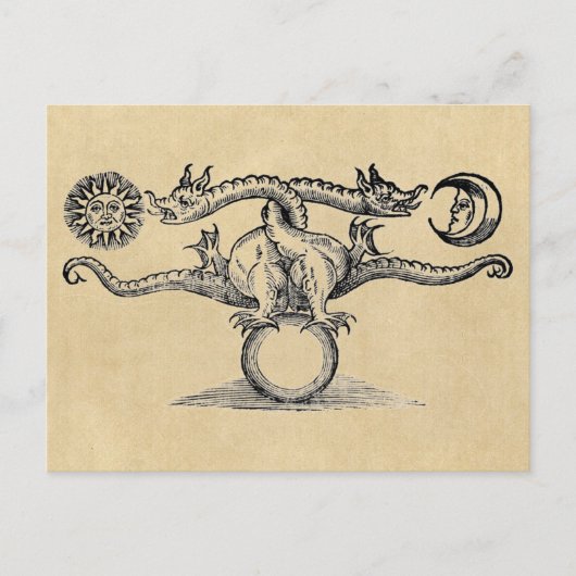 Hermes Bird Alchemy Briefkaart (Voorkant)