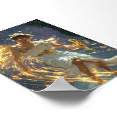 Hermes, boodschapper van de goden - Goddelijke sne Poster (Hoek)