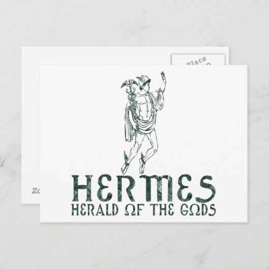 Hermes Briefkaart (Voorkant / Achterkant)