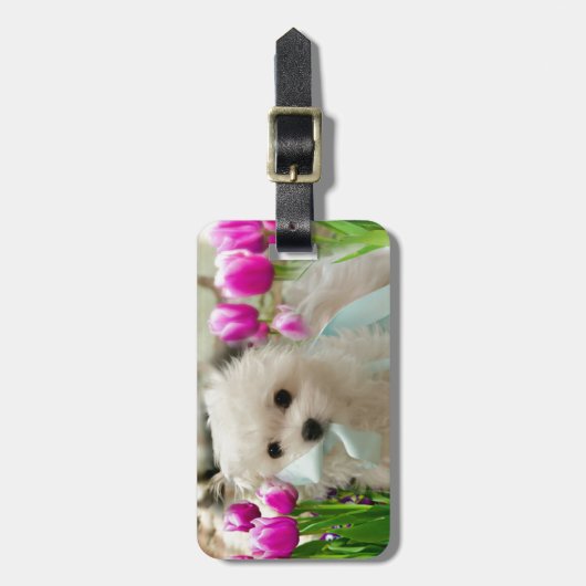 Hermes de Maltese Bagagelabel (Voorkant verticaal)