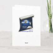 Hermes de Maltese Kaart van de Verjaardag (Achterkant)