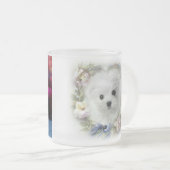 Hermes de Maltese Matglas Koffiemok (Voorkant rechts)