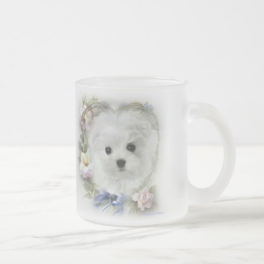 Hermes de Maltese Matglas Koffiemok (Rechts)