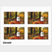 Hermes de Maltese Rechthoekige Sticker (Vel)
