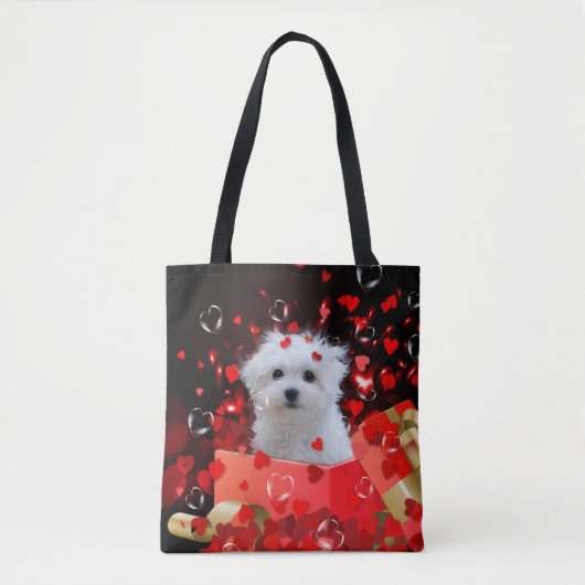 Hermes de Maltese Tote Bag (Voorkant)