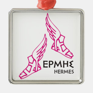 Hermes / Ermis - Een van de twaalf Griekse goden Metalen Ornament