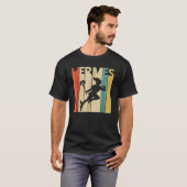 Hermes God  Retro stijl Gift Mannen, Vrouwen T-shirt (Voorkant volledig)
