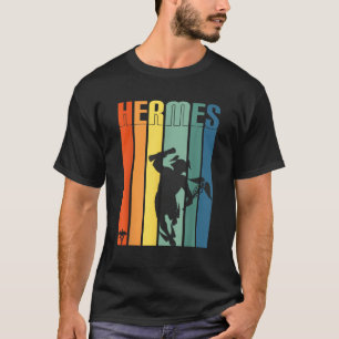 Hermes Griekenland God  Retro Medusa Grieks T Shi T-shirt