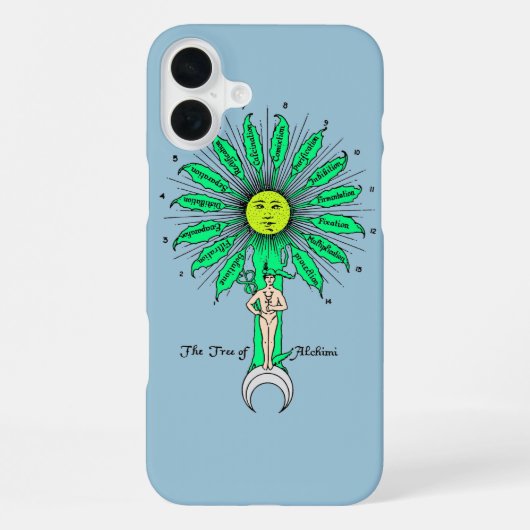Hermes Heilige Boom van de Alchemie iPhone Hoesje (Achterkant)