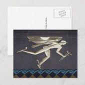 Hermes - Herald van de Griekse goden in NYC Briefkaart (Voorkant / Achterkant)