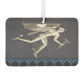 Hermes - Herald van de Griekse goden in NYC Luchtverfrisser (Achterkant)