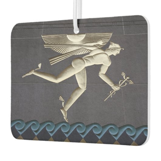 Hermes - Herald van de Griekse goden in NYC Luchtverfrisser (Links)