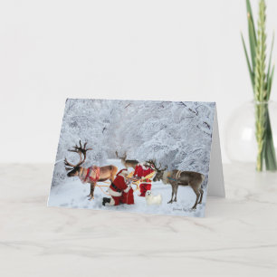 Hermes het Maltese kerstWenskaart Feestdagen Kaart