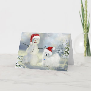 Hermes het Maltese kerstWenskaart Feestdagen Kaart