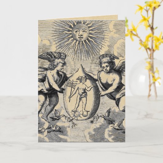 Hermes Messenger van het Gods-Wenskaart Kaart (Gele Bloem)