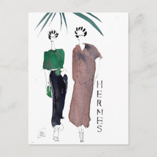 Hermes Mode Briefkaart door PARISDREAMTIME