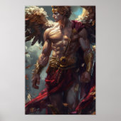 Hermes Mythologie Poster met onverschrokken expres (Voorkant)
