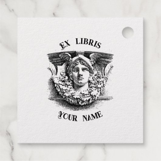 Hermes oude god antiek ex libris bedankjes labels (Achterkant)