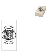 Hermes oude god antiek ex libris rubberstempel (Gestempeld)