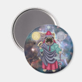 Hermes Pugsmegistus Magneet (Voorkant / Achterkant)