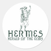 Hermes Ronde Sticker (Voorkant)