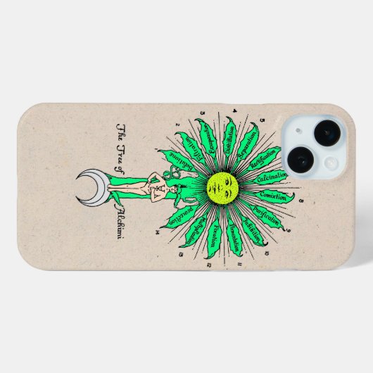 Hermes Sacred Tree of Alchemy Case-Mate iPhone Case (Achterkant (horizontaal))
