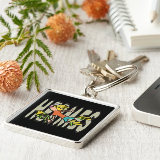 Hermes Sleutelhanger (Zijkant)