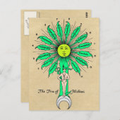 Hermes Tree of Alchemy Mandala Briefkaart (Voorkant / Achterkant)