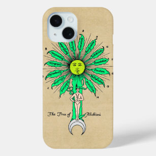 Hermes Tree of Alchemy Sun en Moon iPhone 15 Case