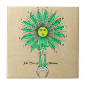 Hermes Tree of Alchemy Tegeltje (Voorkant)