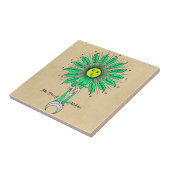 Hermes Tree of Alchemy Tegeltje (Zijkant)