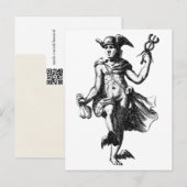 Hermes Trismegistus Alchemy Briefkaart (Voorkant / Achterkant)