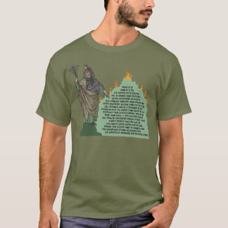 Hermes Trismegistus en de Smaragdgroene Tafel T-shirt