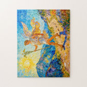 Hermes with Winged Staff and Sandals Walking a Sac Legpuzzel (Verticaal)