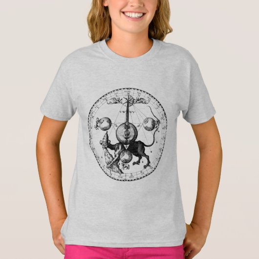 Hermetic Kabbalah Mandala Symbol T-shirt (Voorkant)