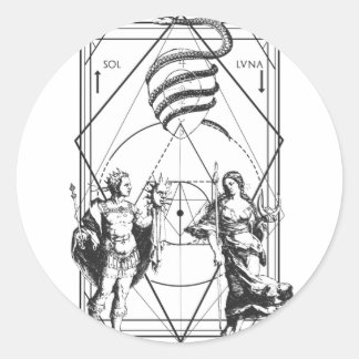 Hermetica Moderna - Cronvs Ronde Sticker