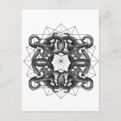 Hermetica Moderna - Medusa Intertwined Uitnodiging Briefkaart (Voorkant)