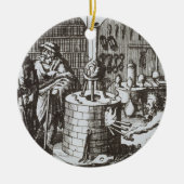 Hermetische filosofen en alchemicus uit 'Muse' Keramisch Ornament (Voorkant)