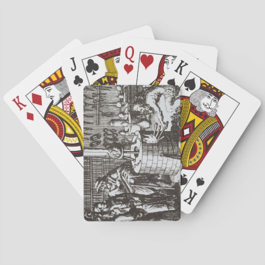Hermetische filosofen en alchemicus uit 'Muse' Pokerkaarten (Achterkant)