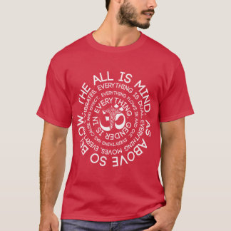 Hermetische Wet Als Boven Zo Beneden Esoterisch en T-shirt