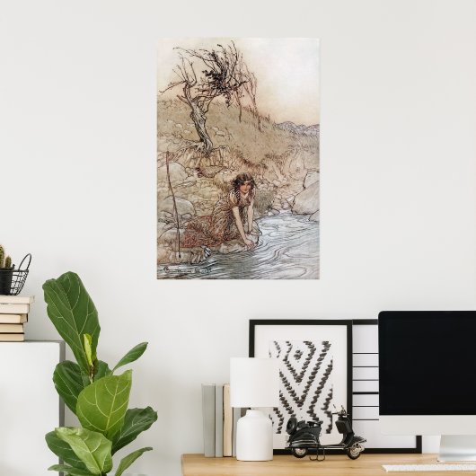 Hermia door Stream Poster (Thuiskantoor)