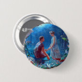 Hermia en Lysander A MidSummer Night's Dream Ronde Button 5,7 Cm (Voorkant /achterkant)