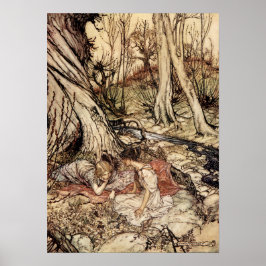 Hermia en Lysander Poster