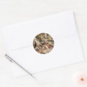 Hermia en Lysander Ronde Sticker (Envelop)