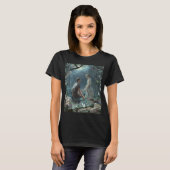Hermia Lysander & fairies Midzomer Night Dream T-shirt (Voorkant volledig)
